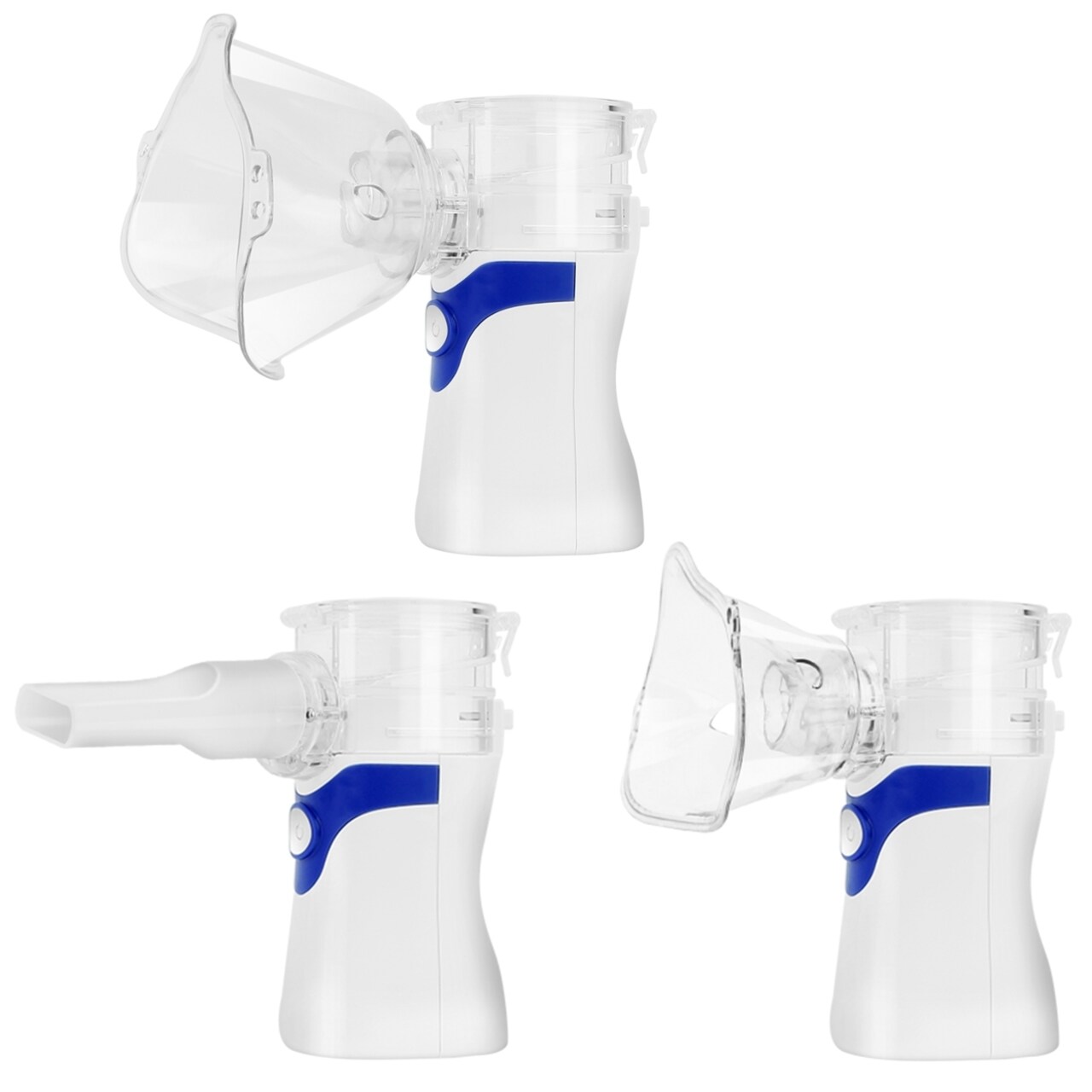 Handheld Ultrasonic Mesh Atomizer Nebulizer Breathing Inhale Mist Compressor Steamer